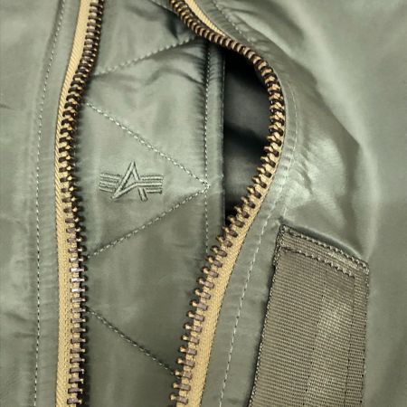  ALPHA アルファ ジャケット MA-1ジャケット SIZE L STANDARD CALIFORNIAコラボ キムタク着用モデル mil-j-82798 オリーブ