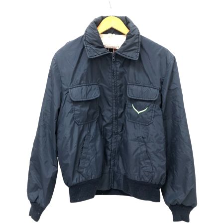  70s WILLIAM BARRY ブルゾン ナイロンブルゾン SIZE L 古着 ネイビー