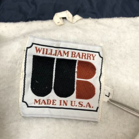  70s WILLIAM BARRY ブルゾン ナイロンブルゾン SIZE L 古着 ネイビー