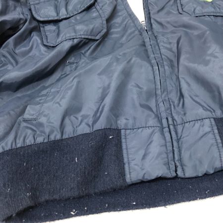  70s WILLIAM BARRY ブルゾン ナイロンブルゾン SIZE L 古着 ネイビー