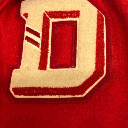  50~60s Fab・Knit ジャケット スタジャン SIZE 40 古着 レッド