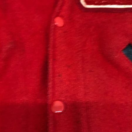  50~60s Fab・Knit ジャケット スタジャン SIZE 40 古着 レッド