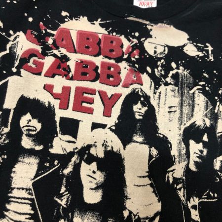  00s FRUIT OF THE LOOM Tシャツ RAMONES Tシャツ SIZE M 古着 ブラック