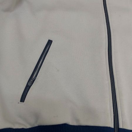  70s adidas Originals ジャージ トラックジャケット 古着 SIZE 5 デサント製 ATS-44S ライトグレー×ネイビー