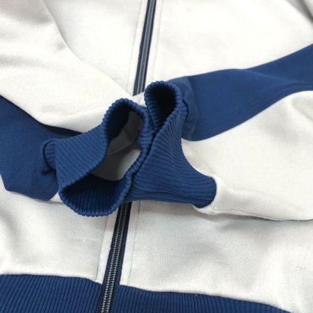  70s adidas Originals ジャージ トラックジャケット 古着 SIZE 5 デサント製 ATS-44S ライトグレー×ネイビー