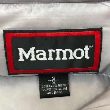  MARMOT マーモット ジャケット ダウンジャケット SIZE S ダウン90％ MJD-F2519W ライトグレー