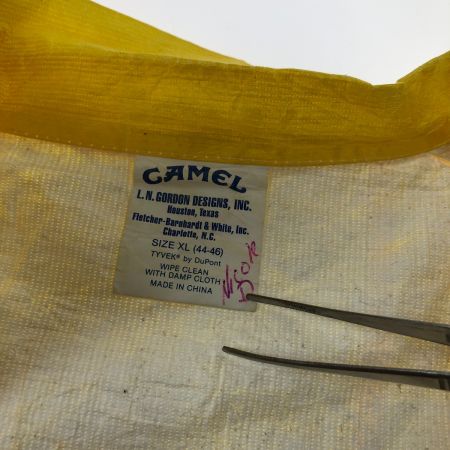  90s CAMEL ジャケット ペーパージャケット SIZE XL 古着 イエロー
