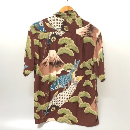  SUN SURF サンサーフ シャツ アロハシャツ SIZE S 古着 SS32293 ブラウン