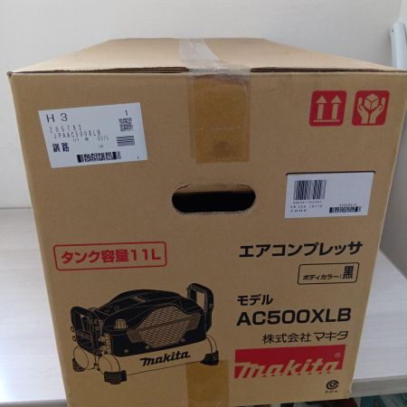  MAKITA マキタ エアコンプレッサー　11L AC500XLB 黒
