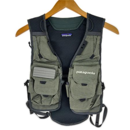  Patagonia パタゴニア フィッシングベスト　S/M オリーブチェック