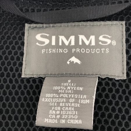  SIMMS 釣り服飾 フィッシングベスト SIZE S グレー
