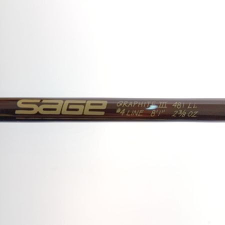  sage セージ Graphite III 481LL フライロッド