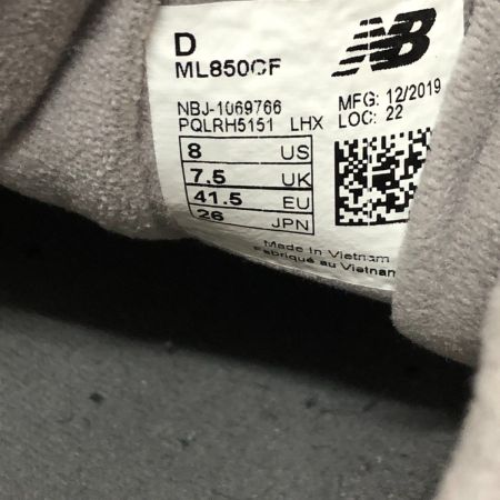  NEW BALANCE ニュー・バランス スニーカー 850 'Grey' SIZE 26cm ML850CF グレー
