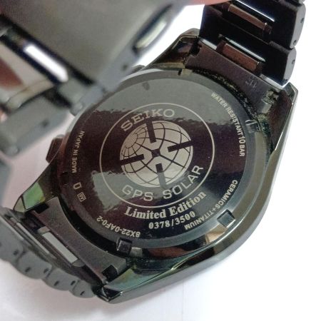  SEIKO セイコー 腕時計　アストロン　電波ソーラー 8X22-0AF0-2 シルバー