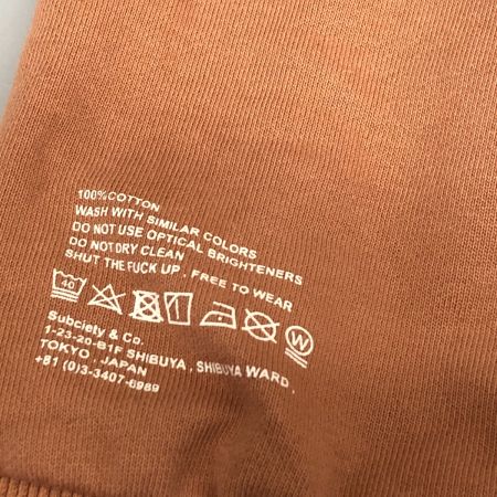  Subciety サブサエティ パーカー プルオーバーパーカー SIZE XL 105-31758 ピンク