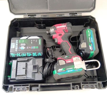  HiKOKI ハイコーキ コードレスインパクトドライバ WH36DD スコーピオンレッド