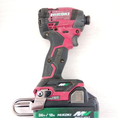  HiKOKI ハイコーキ コードレスインパクトドライバ WH36DD スコーピオンレッド