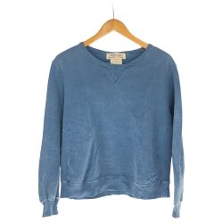 □□ REMI RELIEF レミレリーフ スウェット SIZE S ダメージ加工有 古着 ブルー Cランク