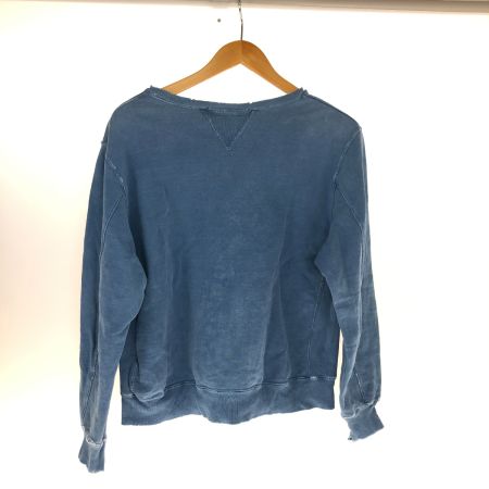  REMI RELIEF レミレリーフ スウェット SIZE S ダメージ加工有 古着 ブルー