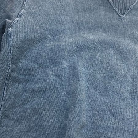  REMI RELIEF レミレリーフ スウェット SIZE S ダメージ加工有 古着 ブルー