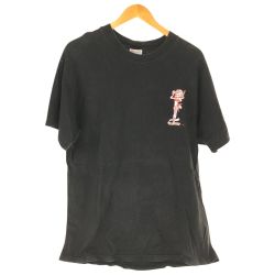 □□ 90s Henes Tシャツ SIZE L 古着 BEEFY-T ブラック Cランク