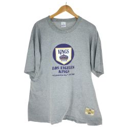 □□ 80~90s ebbets field Tシャツ SIZE XXL 古着  ライトグレー Cランク