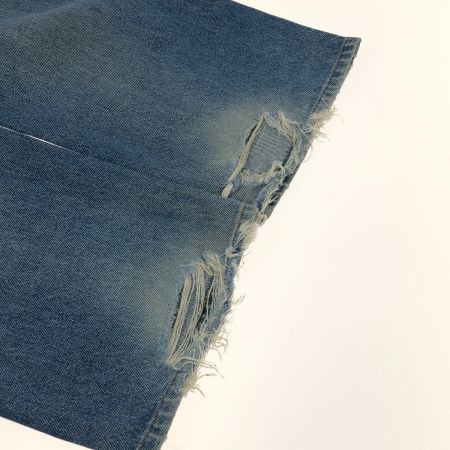  80s Levis ジーンズ 505 SIZE W32×L34 81年製 メキシコ製 オレンジタブ 古着 ダメージ有 インディゴ