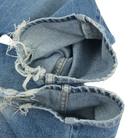  80s Levis ジーンズ 505 SIZE W32×L34 81年製 メキシコ製 オレンジタブ 古着 ダメージ有 インディゴ