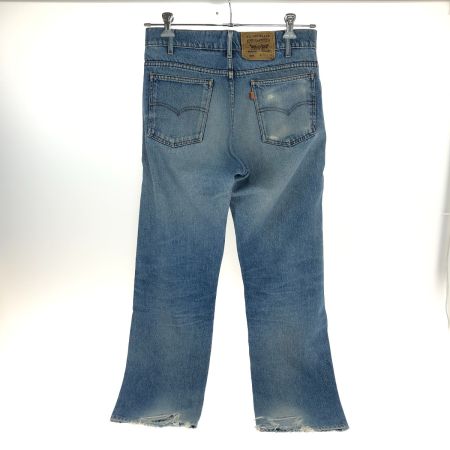  80s Levis ジーンズ 505 SIZE W32×L34 81年製 メキシコ製 オレンジタブ 古着 ダメージ有 インディゴ