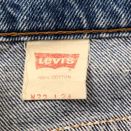 80s Levis ジーンズ 505 SIZE W32×L34 81年製 メキシコ製 オレンジタブ 古着 ダメージ有 インディゴ