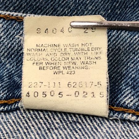  80s Levis ジーンズ 505 SIZE W32×L34 81年製 メキシコ製 オレンジタブ 古着 ダメージ有 インディゴ