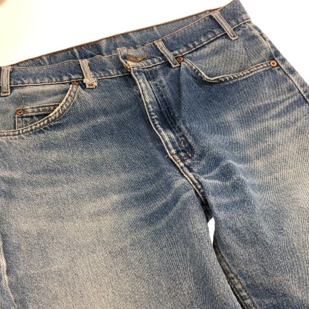  80s Levis ジーンズ 505 SIZE W32×L34 81年製 メキシコ製 オレンジタブ 古着 ダメージ有 インディゴ