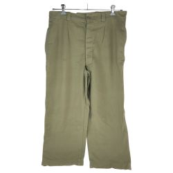 □□ 50~60s French Army パンツ Ｍ-52チノパン 後期 古着 ベージュ Cランク