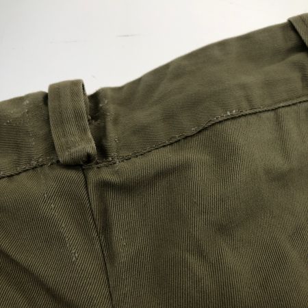  50~60s US.ARMY パンツ チノパントラウザー SIZE W33×L29 両爪PRENTICEアルミジッパー 古着 ベージュ