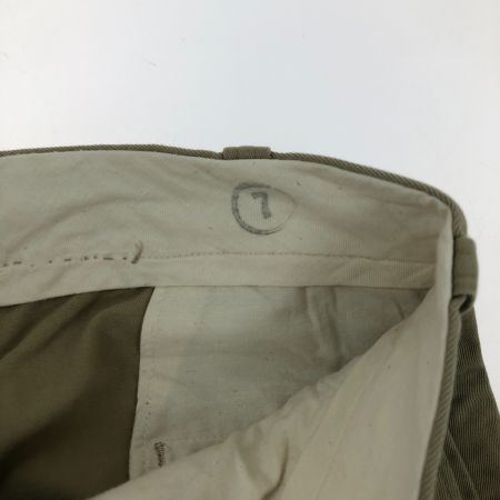 50~60s US.ARMY パンツ チノパントラウザー SIZE W33×L29 両爪PRENTICEアルミジッパー 古着 ベージュ