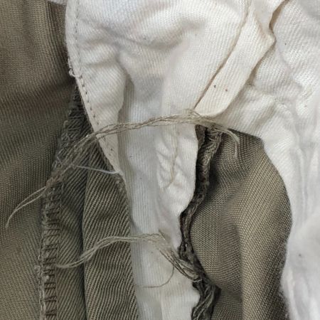  50~60s US.ARMY パンツ チノパントラウザー SIZE W33×L29 両爪PRENTICEアルミジッパー 古着 ベージュ