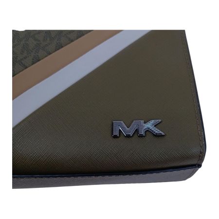  MICHAEL KORS マイケルコース セカンドバッグ　MKシグネチャー 2405 ブラウン