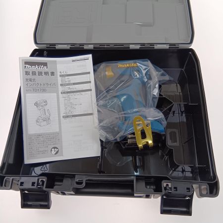  MAKITA マキタ 充電式インパクトドライバ　18V　新品セットばらし品 TD173D プレミアムブルー 20周年記念カラー
