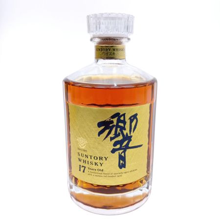 【北海道内限定発送】 HIBIKI サントリーヒビキ ウイスキー　響　17年　両面ゴールドラベル 未開栓