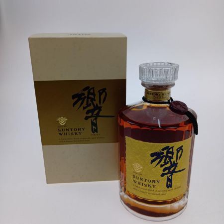 【北海道内限定発送】 HIBIKI サントリーヒビキ ウイスキー　響　両面ゴールドラベル 未開栓