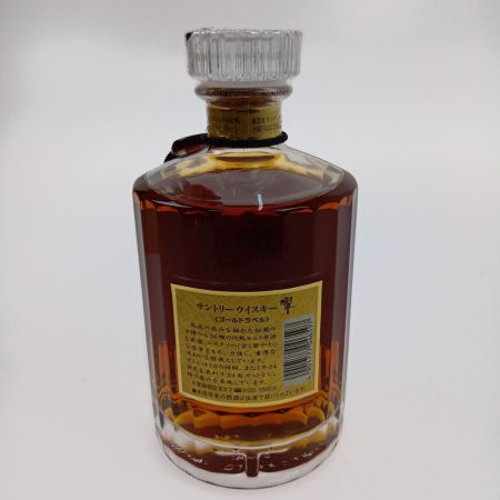 【北海道内限定発送】 HIBIKI サントリーヒビキ ウイスキー　響　両面ゴールドラベル 未開栓