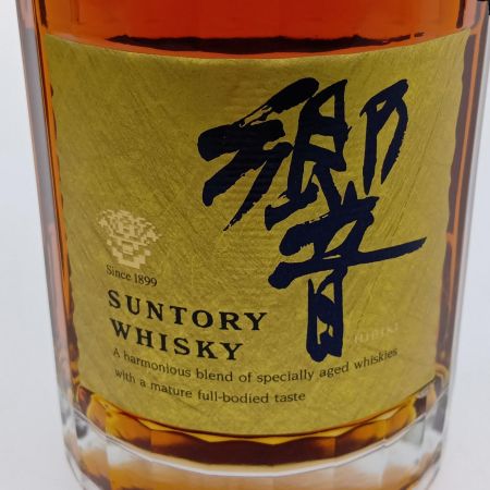 【北海道内限定発送】 HIBIKI サントリーヒビキ ウイスキー　響　両面ゴールドラベル 未開栓
