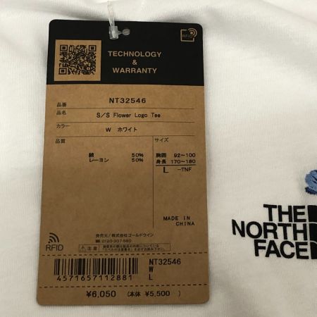  THE NORTH FACE ザノースフェイス Tシャツ SIZE L  NT32546 ホワイト