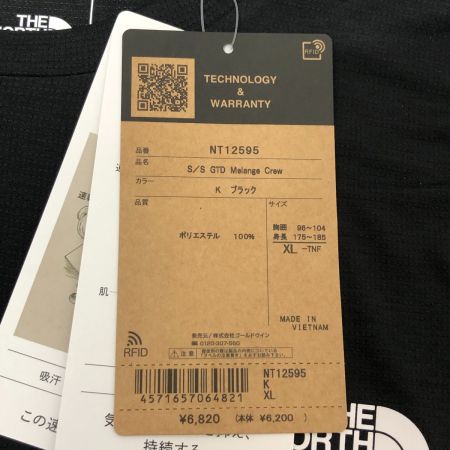  THE NORTH FACE ザノースフェイス Tシャツ SIZE XL  NT12595 ブラック