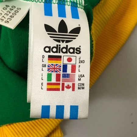  00s adidas Originals ジャージ トラックジャケット SIZE M 古着 938005 グリーン×イエロー
