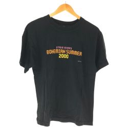 □□ 00s 宇多田ヒカル Tシャツ BOHEMIAN SUMMER 2000 古着 ブラック Cランク