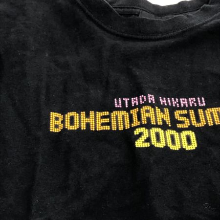  00s 宇多田ヒカル Tシャツ BOHEMIAN SUMMER 2000 古着 ブラック