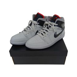 □□ NIKE ナイキ スニーカー　エア ジョーダン 1 ミッド サミット 　27cm DQ8426-109 ホワイト Aランク
