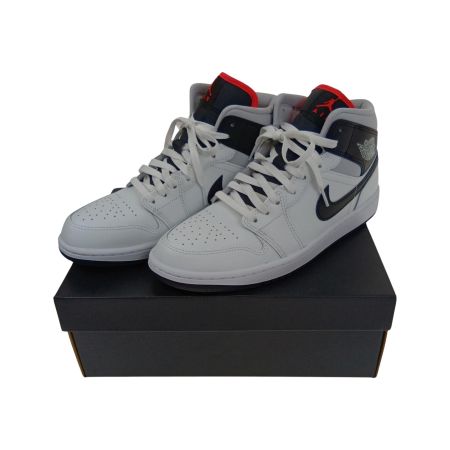  NIKE ナイキ スニーカー　エア ジョーダン 1 ミッド サミット 　27cm DQ8426-109 ホワイト
