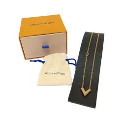 □□ LOUIS VUITTON ルイヴィトン ネックレス エセンシャル V M00857 Cランク